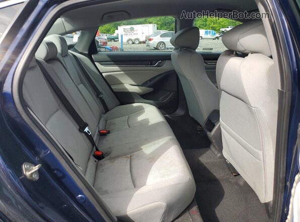 1HGCV1F18KA050518 2019 HONDA ACCORD Синий Вид задних сидений