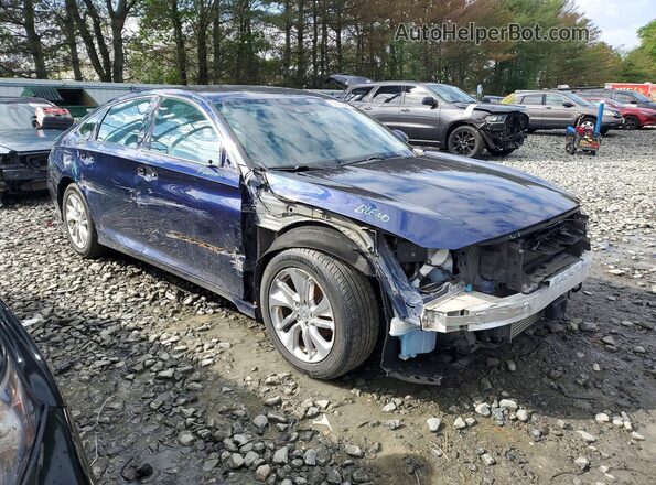 1HGCV1F18KA050518 2019 HONDA ACCORD Синий Передняя правая четверть