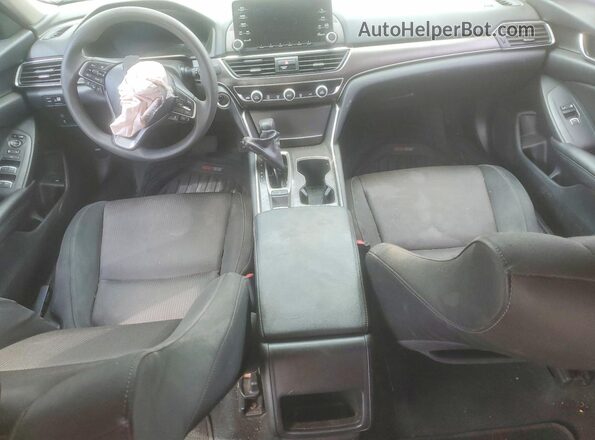 1HGCV1F18KA102195 2019 HONDA ACCORD Black წინა პანელის ხედი