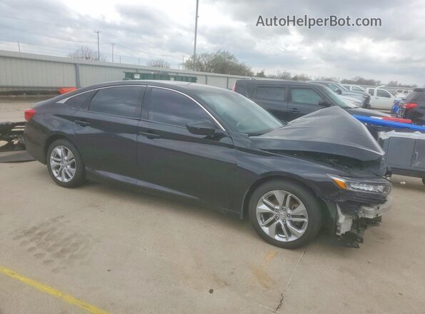 1HGCV1F18KA102195 2019 HONDA ACCORD Black წინა მარჯვენა