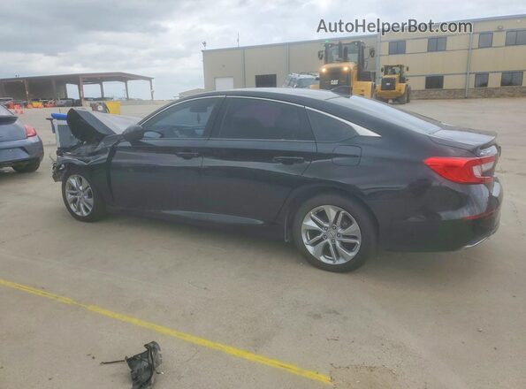 1HGCV1F18KA102195 2019 HONDA ACCORD Black უკანა მარცხენა