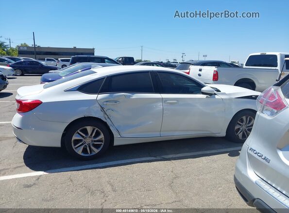 1HGCV1F18LA027354 2020 HONDA ACCORD Белый Вид задней части салона