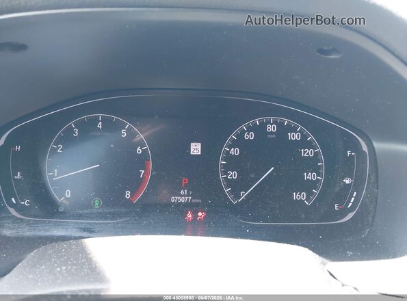 1HGCV1F18LA099381 2020 HONDA ACCORD Белый Вид задних сидений