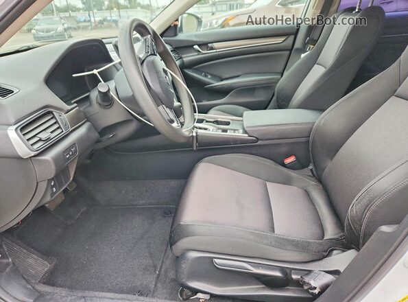 1HGCV1F18MA010345 2021 HONDA ACCORD White Вид салону спереду