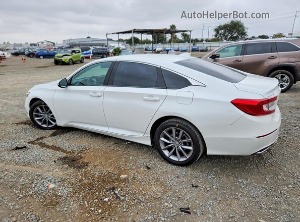 1HGCV1F18MA010345 2021 HONDA ACCORD White Задня ліва чверть