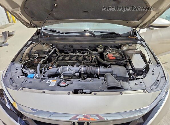 1HGCV1F19KA104179 2019 HONDA ACCORD Tan Вид задньої частини салону
