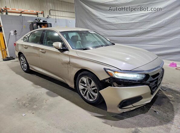 1HGCV1F19KA104179 2019 HONDA ACCORD Tan Передня права чверть