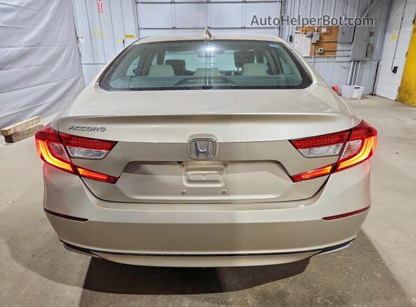 1HGCV1F19KA104179 2019 HONDA ACCORD Tan Вид ззаду