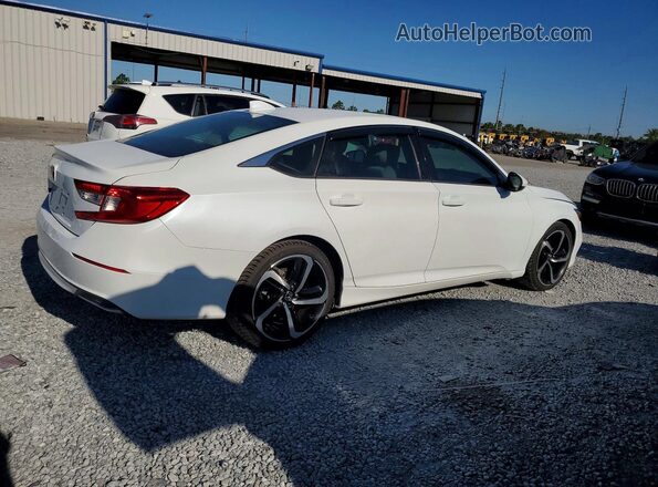 1HGCV1F19KA143032 2019 HONDA ACCORD White უკანა მარჯვენა