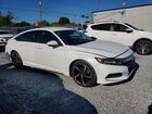 2019 Honda Accord Lx White vin: 1HGCV1F19KA143032