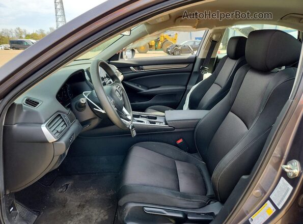 1HGCV1F19KA154063 2019 HONDA ACCORD Gray Սալոնի դիմացի տեսք