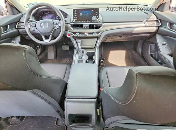 1HGCV1F19KA154063 2019 HONDA ACCORD Gray Առջևի վահանակի տեսք