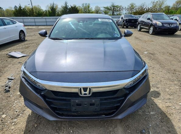 1HGCV1F19KA154063 2019 HONDA ACCORD Gray Դիմացի տեսք