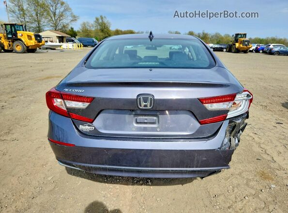 1HGCV1F19KA154063 2019 HONDA ACCORD Gray Հետևի տեսք