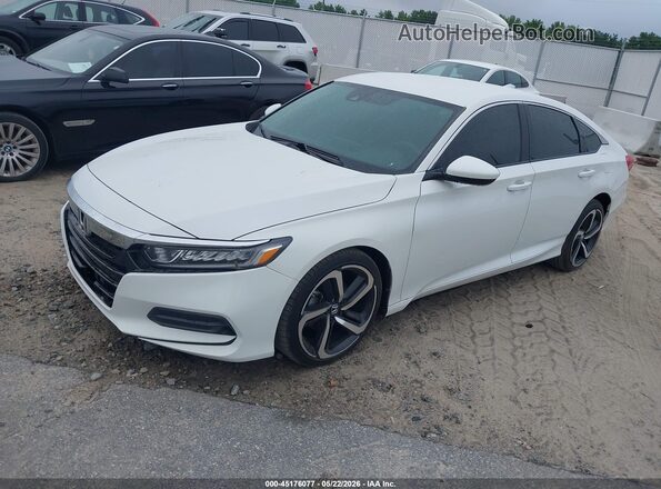 1HGCV1F19LA050433 2020 HONDA ACCORD White Przód lewy