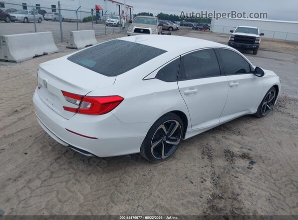 1HGCV1F19LA050433 2020 HONDA ACCORD White Tył prawy
