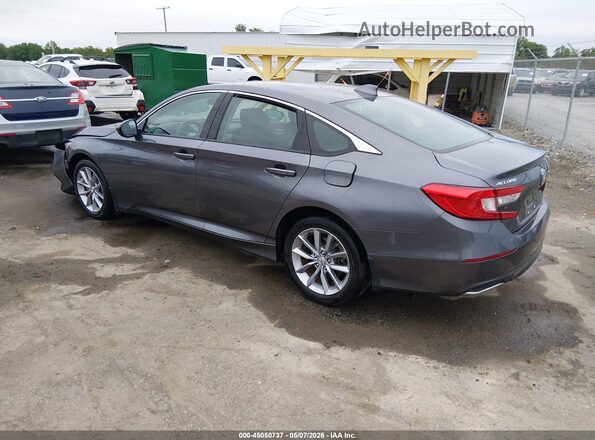 1HGCV1F19MA021998 2021 HONDA ACCORD Серый Задняя левая четверть