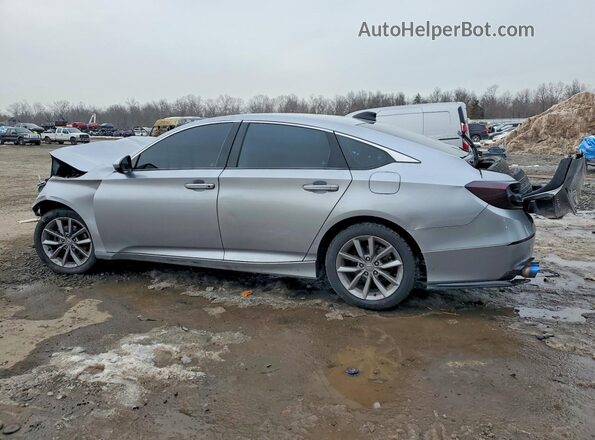 1HGCV1F19MA068433 2021 HONDA ACCORD Серебряный Задняя левая четверть