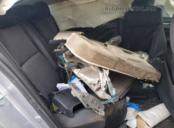1HGCV1F19MA068433 2021 HONDA ACCORD Серебряный Вид задних сидений