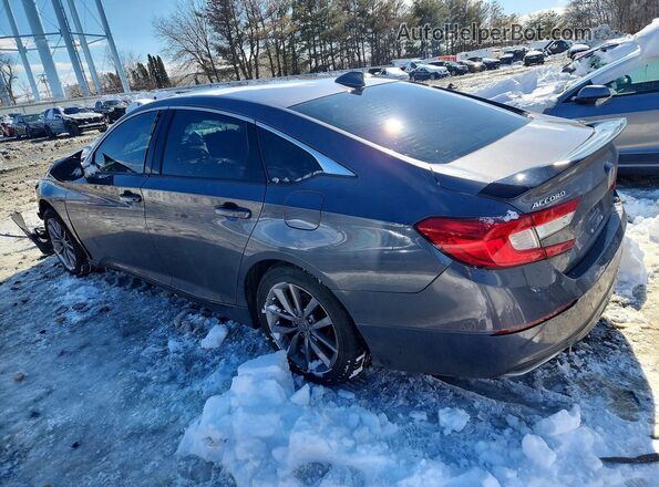 1HGCV1F1XMA123357 2021 HONDA ACCORD Серый Задняя левая четверть