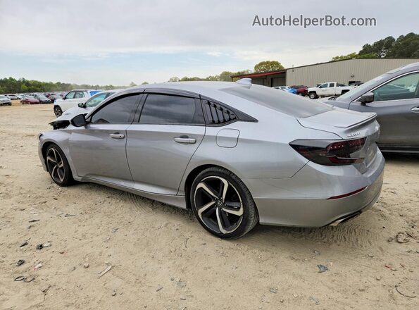 1HGCV1F30KA168077 2019 HONDA ACCORD Серебряный Задняя левая четверть