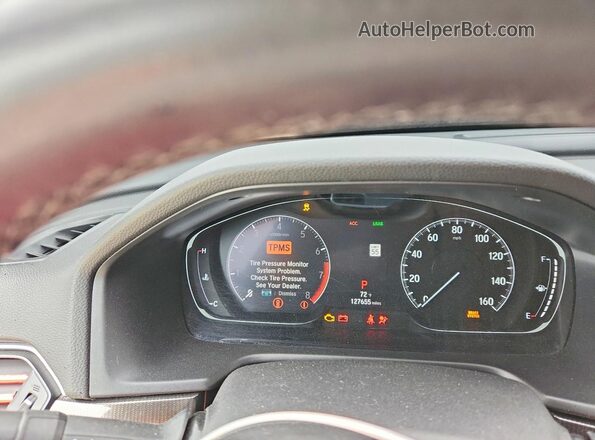 1HGCV1F30KA168077 2019 HONDA ACCORD Серебряный Вид щитка приборов