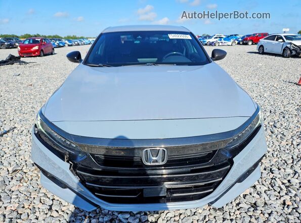 1HGCV1F30MA028128 2021 HONDA ACCORD Синий Вид спереди