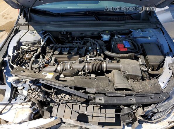 1HGCV1F30MA123935 2021 HONDA ACCORD Синий Вид задней части салона