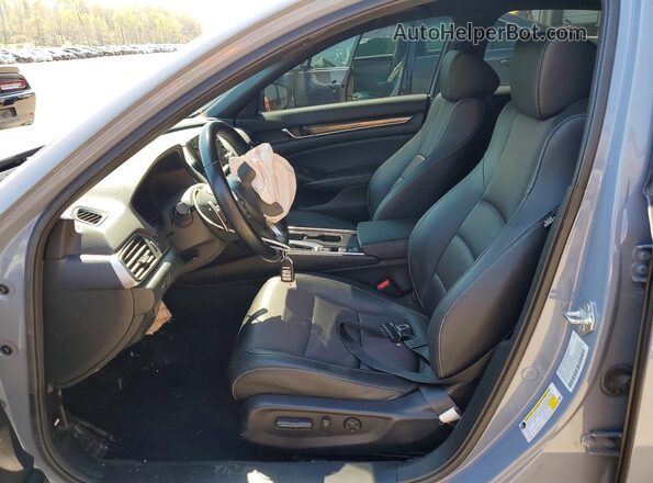 1HGCV1F30MA123935 2021 HONDA ACCORD Синий Вид салона спереди