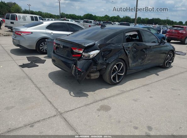 1HGCV1F31KA150171 2019 HONDA ACCORD Черный Задняя правая четверть