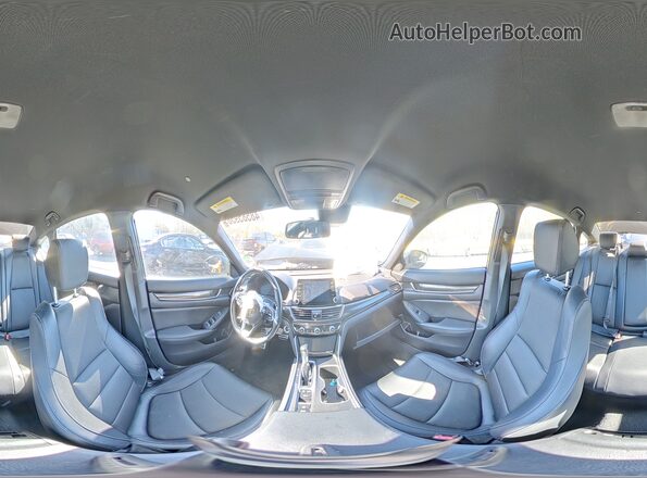 1HGCV1F31MA016280 2021 HONDA ACCORD Черный Панорамный вид салона 360°