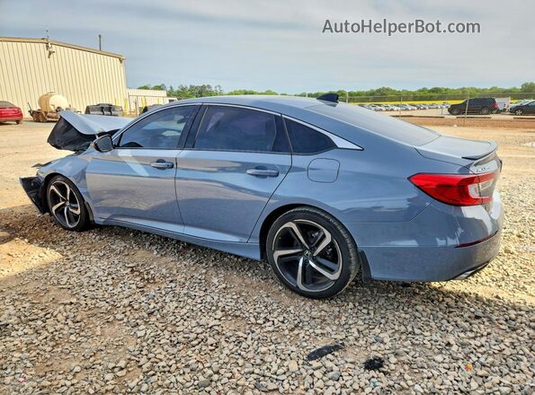 1HGCV1F31MA082585 2021 HONDA ACCORD Gray Հետևի ձախ