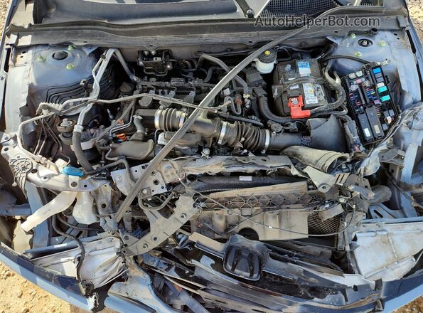 1HGCV1F31MA082585 2021 HONDA ACCORD Gray Սալոնի հետևի տեսք