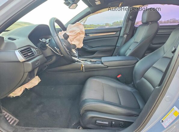 1HGCV1F31MA082585 2021 HONDA ACCORD Gray Սալոնի դիմացի տեսք