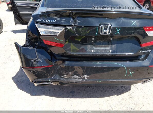 1HGCV1F31MA109591 2021 HONDA ACCORD Черный Вид спереди