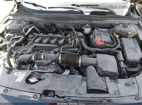 1HGCV1F31MA109591 2021 HONDA ACCORD Черный Вид сзади