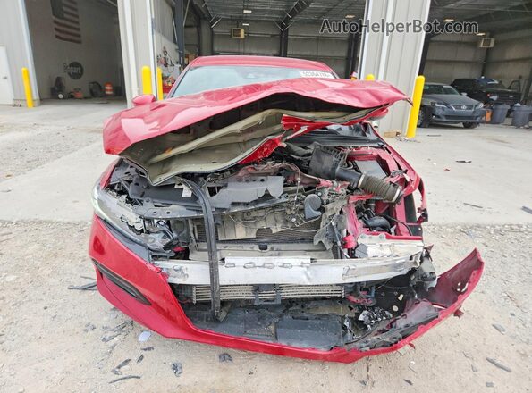 1HGCV1F32KA085055 2019 HONDA ACCORD Красный Вид спереди