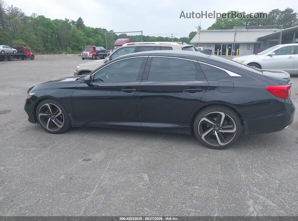 1HGCV1F32KA122251 2019 HONDA ACCORD Black Панорамний вид салону 360°