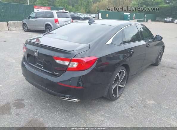 1HGCV1F32KA122251 2019 HONDA ACCORD Black Задня права чверть