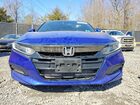 2019 Honda Accord Sport Синий vin: 1HGCV1F32KA139499