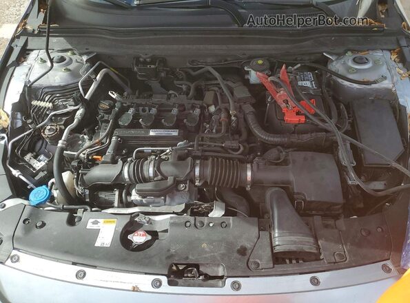 1HGCV1F32LA151685 2020 HONDA ACCORD Silver Vista interior trasera