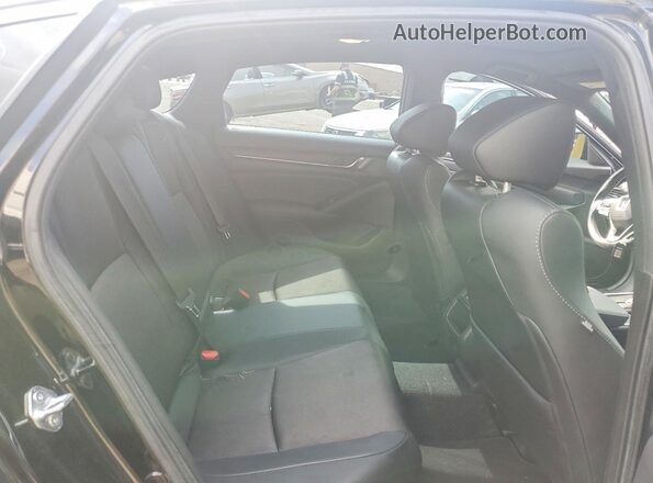 1HGCV1F32MA049269 2021 HONDA ACCORD Черный Вид задних сидений