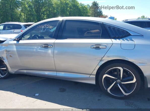 1HGCV1F33KA004550 2019 HONDA ACCORD Серебряный Панорамный вид салона 360°