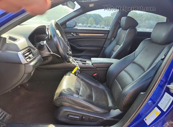 1HGCV1F33KA019615 2019 HONDA ACCORD Двухцветный Вид салона спереди