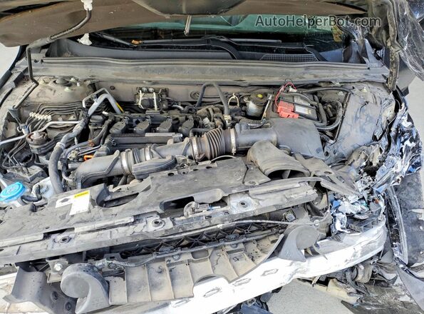 1HGCV1F33KA044935 2019 HONDA ACCORD Черный Вид задней части салона