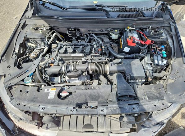 1HGCV1F33KA065851 2019 HONDA ACCORD Black Vista interior trasera