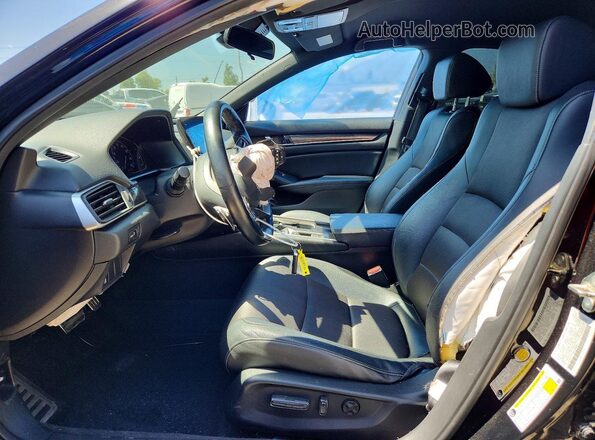 1HGCV1F33KA065851 2019 HONDA ACCORD Black Vista interior delantera