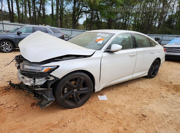 1HGCV1F33LA067701 2020 HONDA ACCORD White Przód lewy