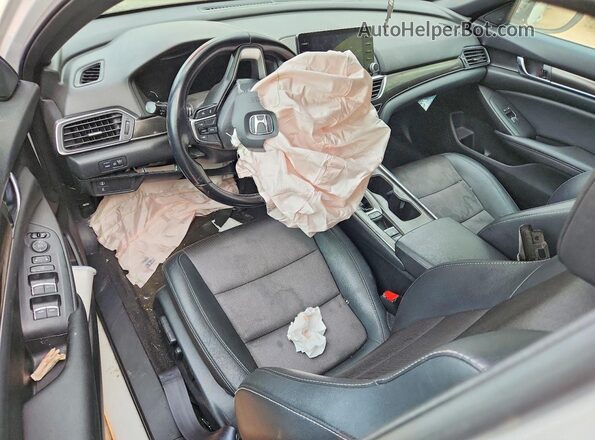 1HGCV1F33LA067701 2020 HONDA ACCORD White Widok deski rozdzielczej