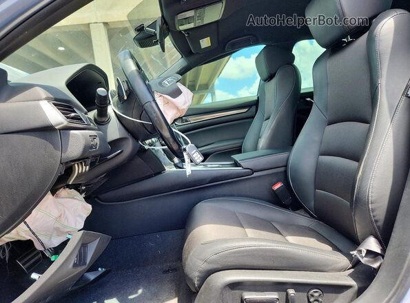1HGCV1F33NA087143 2022 HONDA ACCORD Серый Вид салона спереди